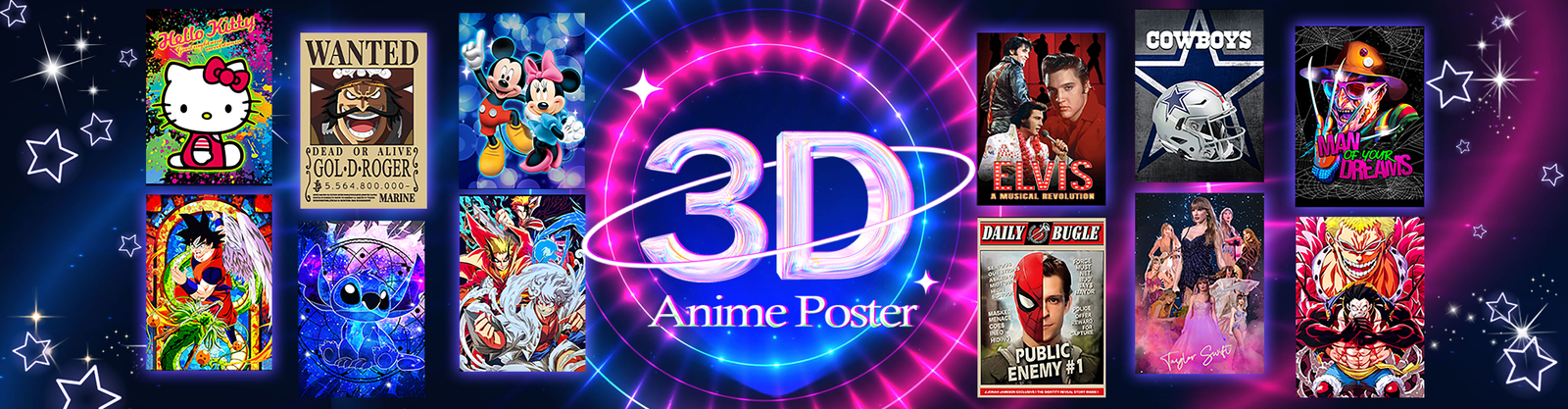 3Dレンチカルポスター