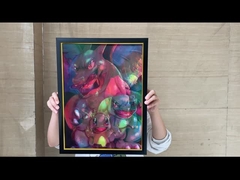 DGZ ナルト・メッシ・ロナウド スポーツ 3D フリップモーション レンチカル アニメ ポスター 40*60cm