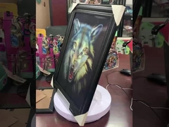 DGZ ナルト・メッシ・ロナウド スポーツ 3D フリップモーション レンチカル アニメ ポスター 40*60cm