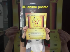 DGZ ナルト・メッシ・ロナウド スポーツ 3D フリップモーション レンチカル アニメ ポスター 40*60cm