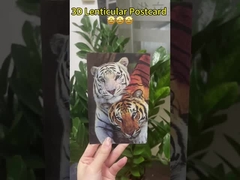 ヴァンゴッホの紫陽花 3D レンチカル ポストカード 美術館 アートギャラリー