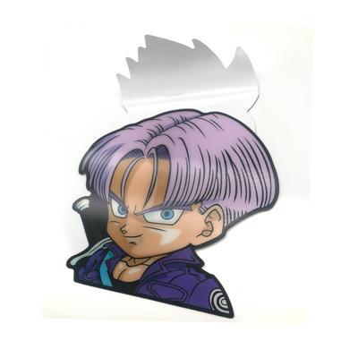 ホログラム 3D レンチカル 壁紙 カーステッカー カスタム 可愛い 3D アニメ モーションステッカー ロゴ付き 防水壁紙ステッカー
