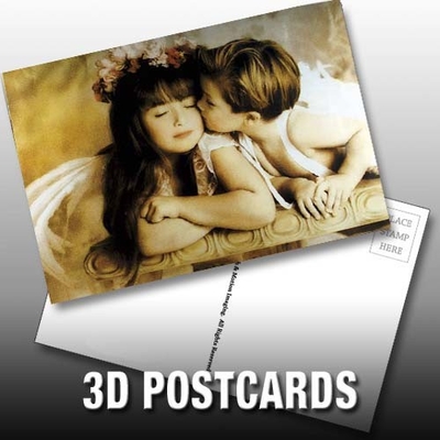 3D 画像の変更 記念日 誕生日 結婚カード 3D 画像の印刷