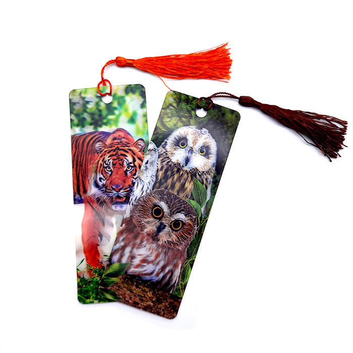 3Dレンチカルブックマークをカスタマイズできる 3Dレンチカルブックマークとホログラム3D画像